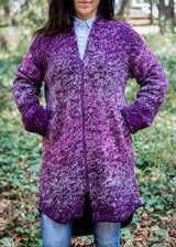 Вълнена жилетка - 8866 лила