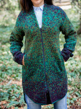 Вълнена жилетка - 8866 зелено