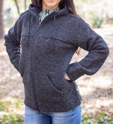 Вълнено Палтенце/Худи -8869 антрацит