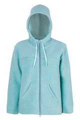 Вълнено Палтенце/Худи -8869 аква