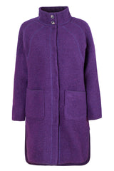 Вълнено Палтенце -8873 лила