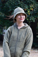 Вълнена шапка IDA - зелено