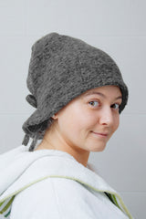 Шапка за сауна Brava - Тъмно сива