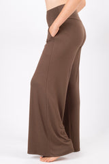 Комплект Кроп блуза и Панталон - Глина