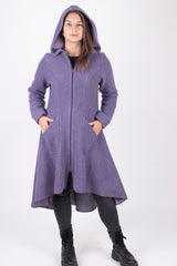 Вълнено Палтенце Fairy - Млечно лилаво