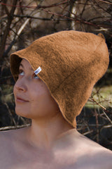 Шапка за сауна Basic- Горчица