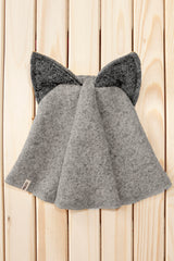 Шапка за сауна Fox - Светло сива