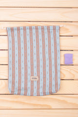 Комплект за сауна- Шапка, Постелка, Чантичка – Светло Сиво