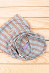 Комплект за сауна- Шапка, Постелка, Чантичка – Светло Сиво