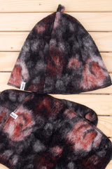 Комплект за сауна- Шапка, Постелка, Чантичка – Рози