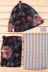 Комплект за сауна- Шапка, Постелка, Чантичка – Рози