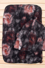 Комплект за сауна- Шапка, Постелка, Чантичка – Рози