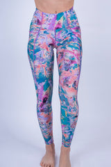 Сет Abstract Pastel - клин, бюстие, топ + Скрънчи ПОДАРЪК