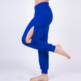 Йога шалвар с цепки - Роялено син