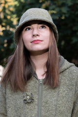 Вълнена шапка PONY - зелено