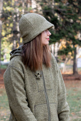 Вълнена шапка PONY - зелено