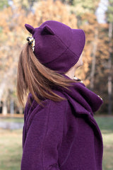 Вълнена шапка PURR - лила