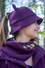 Вълнена шапка PURR - лила