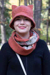 Вълнена шапка PURR - оранж