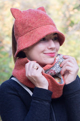 Вълнена шапка PURR - оранж