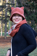 Вълнена шапка PURR - оранж