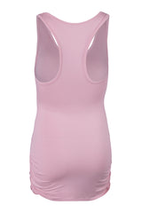 Дълъг топ с набори - Розов