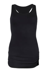 Дълъг топ с набори - Черен