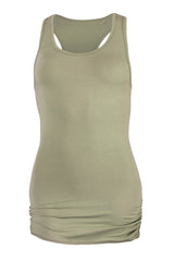 Дълъг топ с набори - Olive