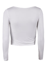 Блуза Navi Crop - Бяла