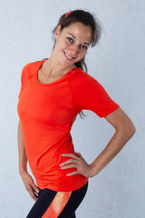 Тениска Viea - Оранжева
