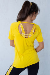 Тениска Viea - Жълта