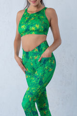 Бюстие Chakra Bra - ЗЕЛЕНО