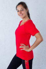 Тениска Viea - Червена