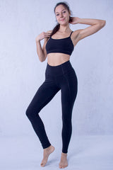 Черен ПАМУЧЕН клин с джобове