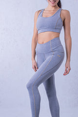 Бюстие Сиво и Златно