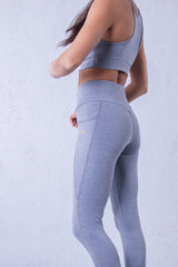 Клин с джобове Сиво и Златно