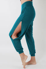 Йога шалвар с цепки - Петрол