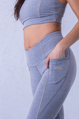 Клин с джобове Сиво и Златно