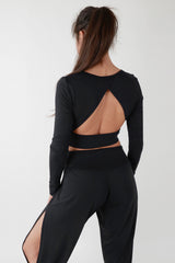 Блуза Dara, с гол гръб