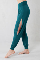 Йога шалвар с цепки - Петрол