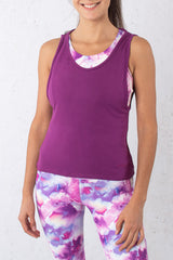 Лила сет - Клин с джоб, Бюстие, Топ Viea + раничка ПОДАРЪК