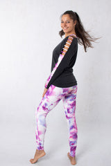 Блуза с дълги ръкави Vibes - Лила