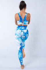 Син сет - Клин с джоб, Бюстие, Топ Viea + раничка ПОДАРЪК