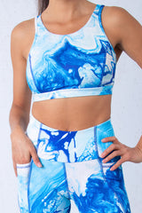 Бюстие Chakra Bra - СИНЬО