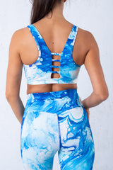 Бюстие Chakra Bra - СИНЬО