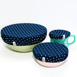 ШАПКИ ЗА КУПИ - 3 бр. Polka Dot