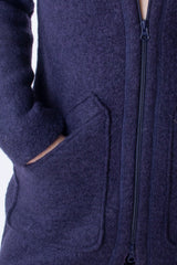 Вълнено Палтенце -3770 лила