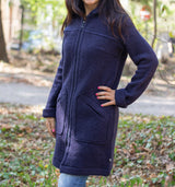 Вълнено Палтенце -3770 лила