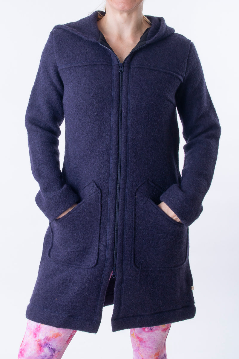 Вълнено Палтенце -3770 лила