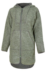 Вълнено Палтенце/Худи -6988 зелено